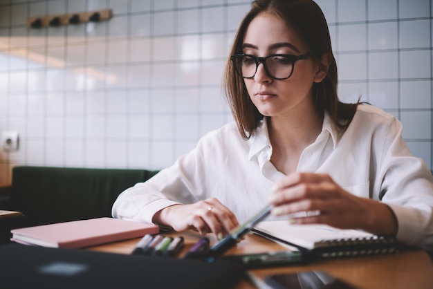Quarterly business review — financial report on a desk with a coffee